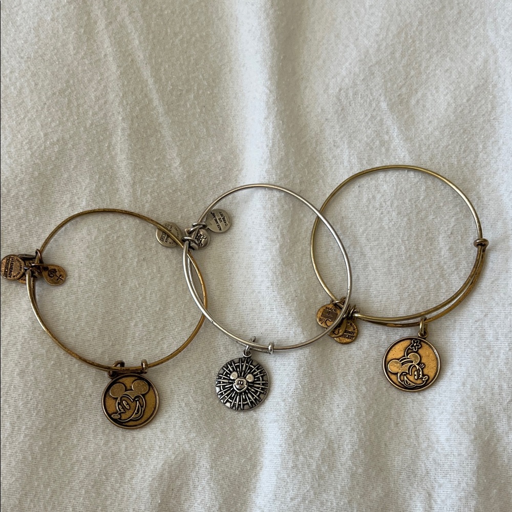 Alex and Ani  Disney Charm Bangle Trio